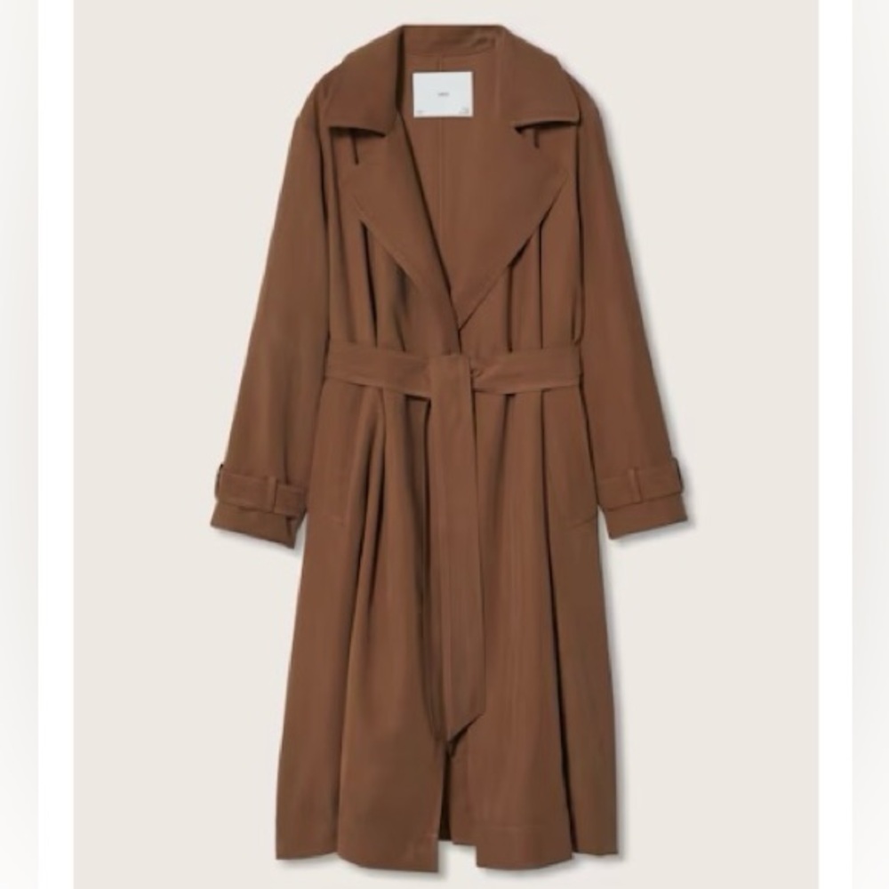 Flowy Oversized Trench Coat